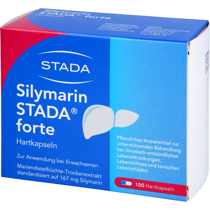 Silymarin STADA forte Hartkapseln bei Lebererkrankungen, 100 pcs. Capsules