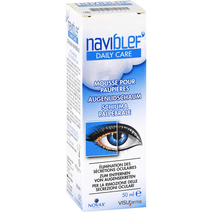 Naviblef Daily Care Augenlidschaum, 50 ml Schaum