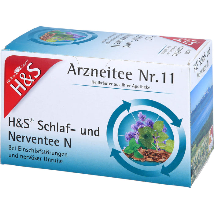 H&S Schlaf- und Nerventee N Arzneitee Nr. 11 Filterbeutel, 20 St. Filterbeutel