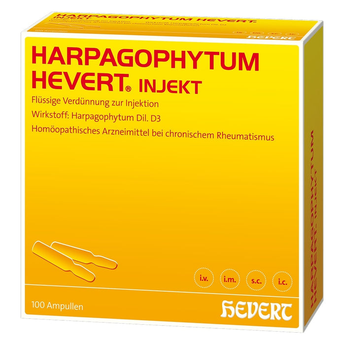 Harpagophytum Hevert injekt Ampullen, 100 pc Ampoules