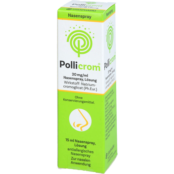 Pollicrom Nasenspray bei allergischem Schnupfen und Heuschnupfen, 15 ml Lösung