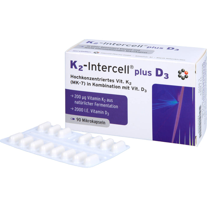 K2-Intercell plus D3 Kapseln, 90 pcs. Capsules