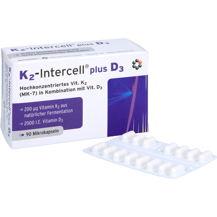 K2-Intercell plus D3 Kapseln, 90 pc Capsules