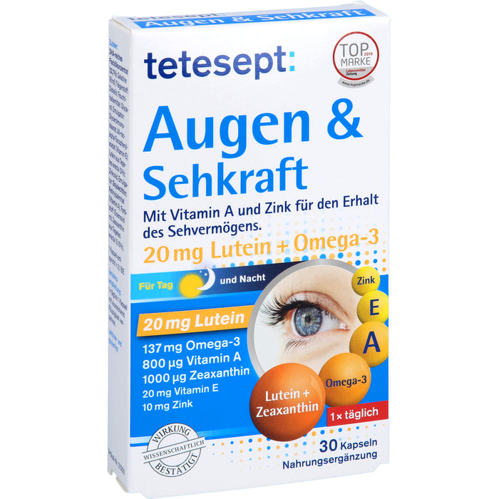 tetesept Augen&Sehkraft Kapseln 30St, 30 St KAP