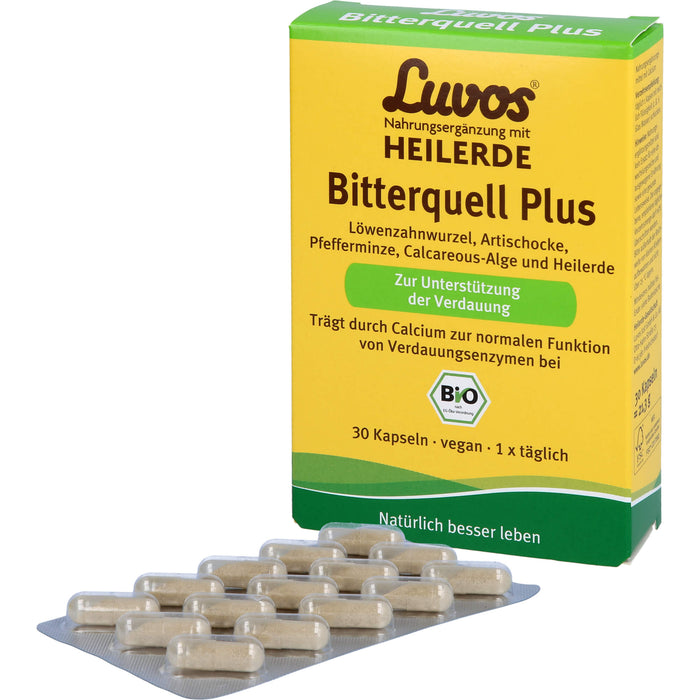 Luvos Heilerde bio Bitterquell Plus Kapseln, 30 pc Capsules