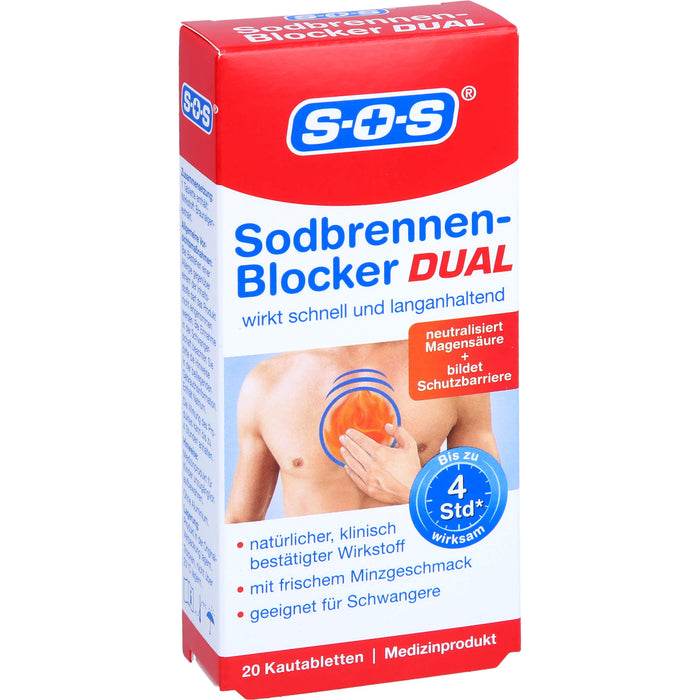 SOS Sodbrennenblocker DUAL, 20 St KTA