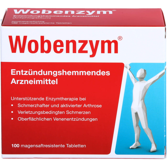 Wobenzym magensaftresistente Tabletten, 100 pcs. Tablets