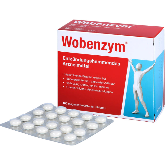 Wobenzym magensaftresistente Tabletten, 100 St. Tabletten