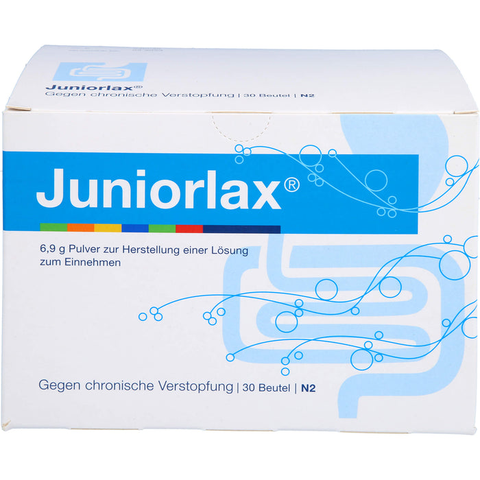 Juniorlax Pulver bei chronischer Verstopfung bei Kindern im Alter von 2 bis 11 Jahren, 30 pcs. Sachets