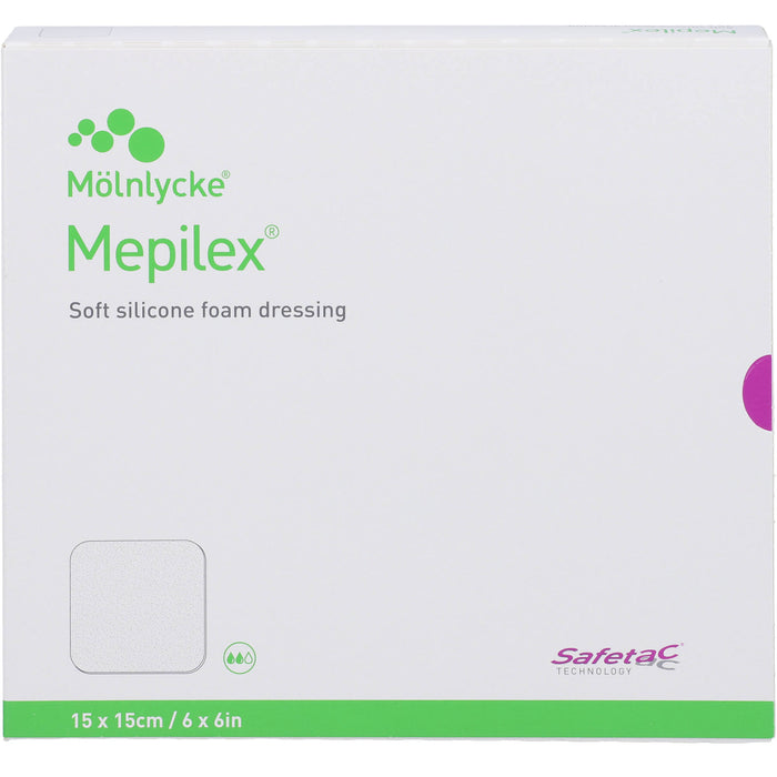 MEPILEX 15x15 cm Schaumverband, 5 St VER