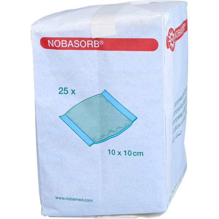 NOBASORB Saugkompressen 10x10 cm, 25 St KOM