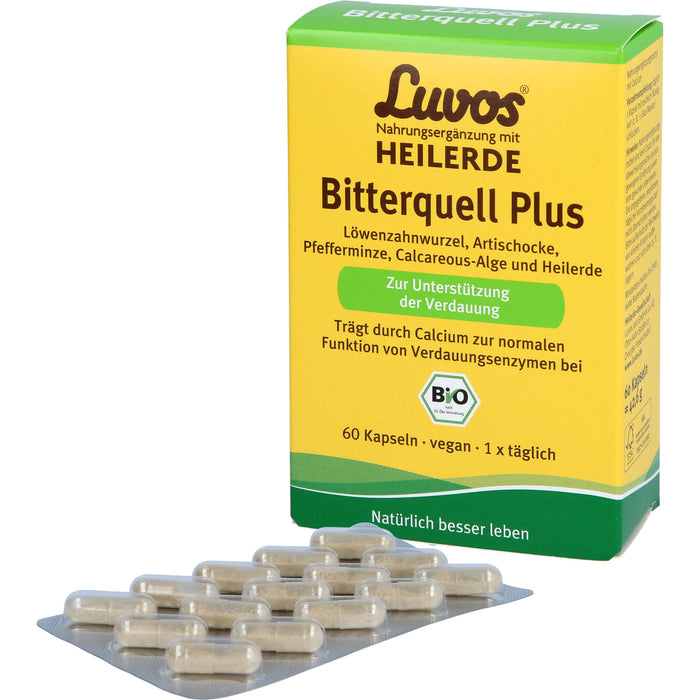 Luvos Heilerde Bitterquell Plus Kapseln, 60 pc Capsules