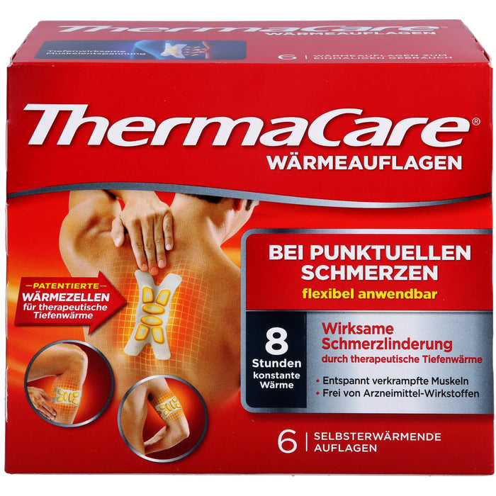 ThermaCare Wärmeauflagen wirksame Schmerzlinderung, 6 St. Pflaster