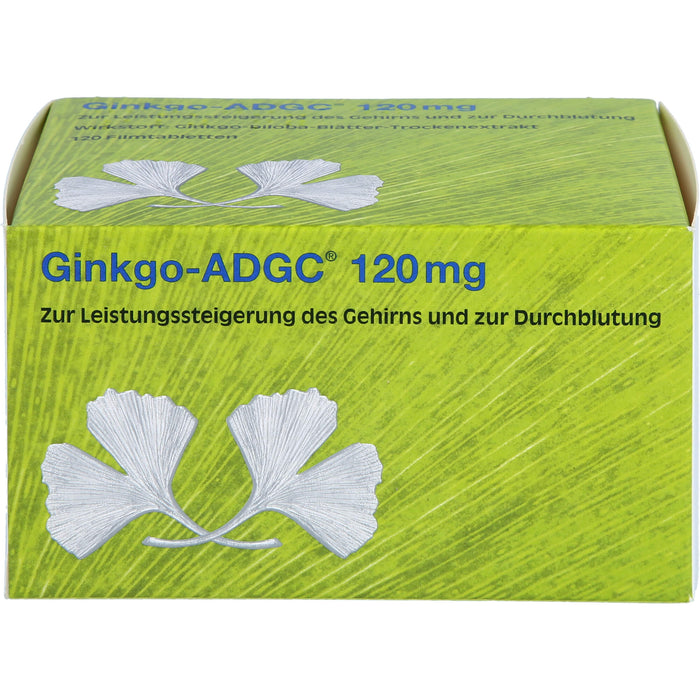 Ginkgo-ADGC 120 mg, Filmtabletten, 120 pcs. Tablets