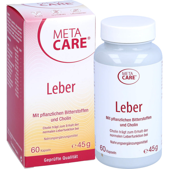 metacare Leber Kapseln, 60 pcs. Capsules