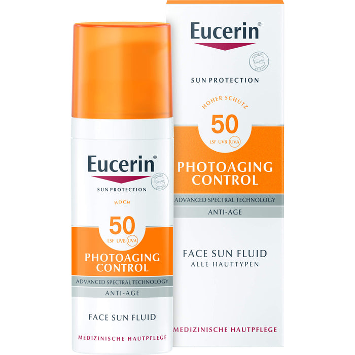 Eucerin Photoaging Control Face Sun Fluid LSF 50, 50 ml Solution