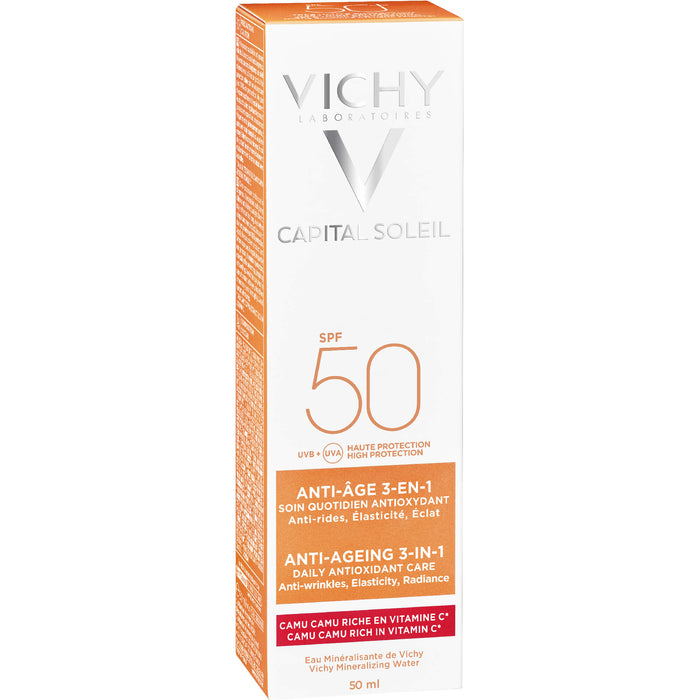 VICHY Idéal Soleil Capital LSF 50 3-in-1 Sonnenpflege, 50 ml Creme