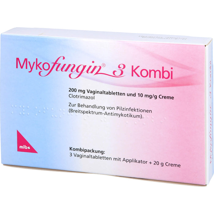 Mykofungin 3 Kombi Vaginaltabletten und Creme, 1 St. Kombipackung