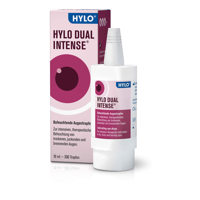 HYLO DUAL INTENSE, Augentropfen (ohne Konservierungsmittel), 10 ml Lösung