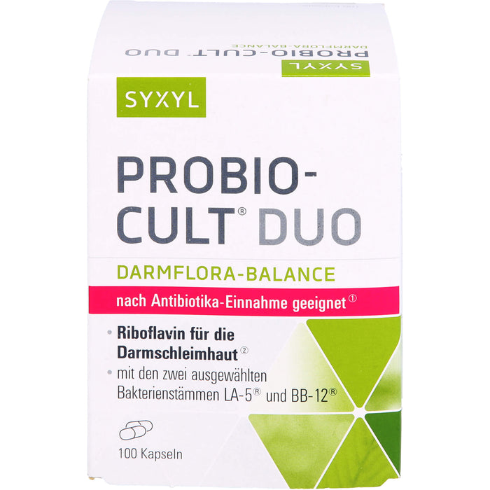 SYXYL Probio-Cult Duo Darmflora-Balance Kapseln, 100 pc Capsules