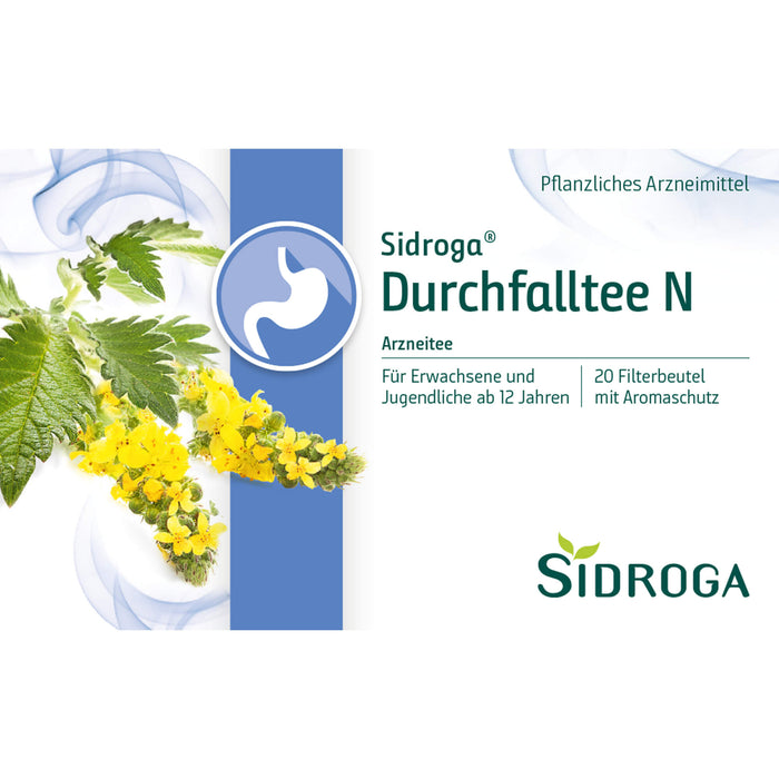 Sidroga Durchfalltee N, 20 pcs. Filter bag