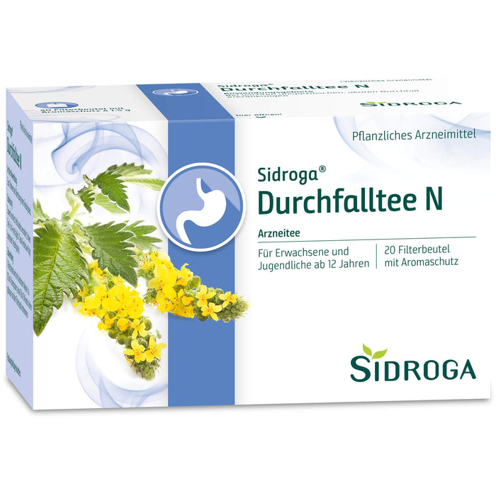 Sidroga Durchfalltee N, 20 St. Filterbeutel