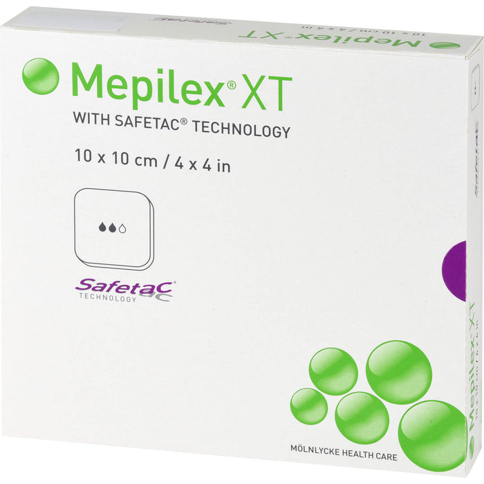 MEPILEX XT 10x10 cm Schaumverband, 10 St VER