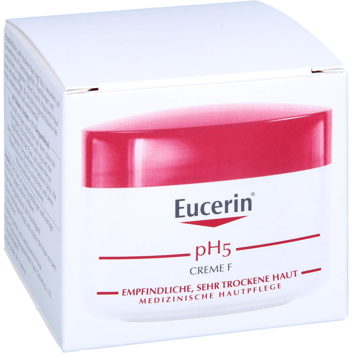 Eucerin pH5 Creme F Empfindliche Haut, 75 ml Cream