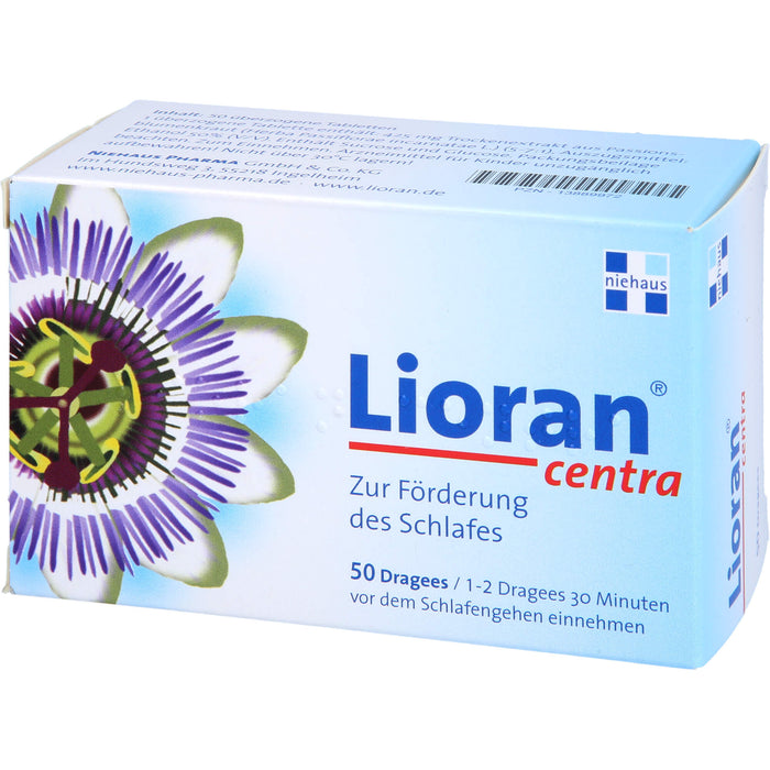 Lioran Centra Dragees zur Förderung des Schlafes, 50 pcs. Tablets