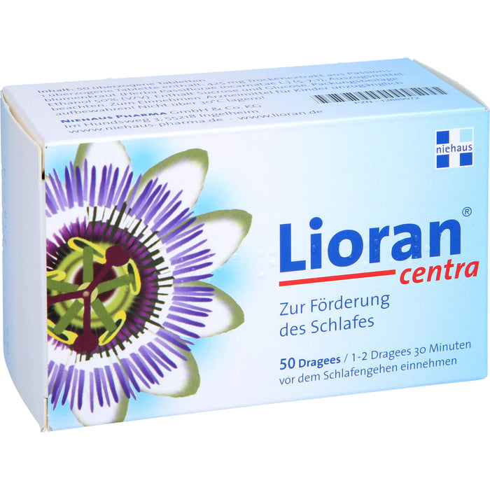 Lioran Centra Dragees zur Förderung des Schlafes, 50 St. Tabletten