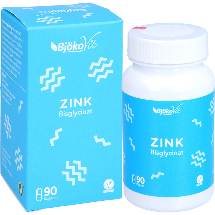 Zink Bisglycinat 25 mg vegan Kapseln, 90 St KAP