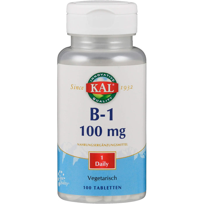 Vitamin B1 Thiamin 100 mg KAL, 100 St TAB