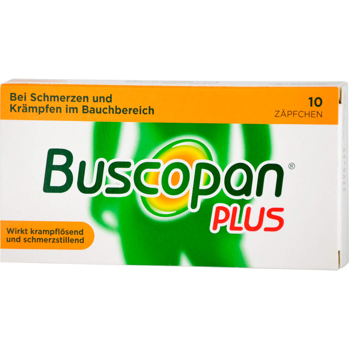 Buscopan plus Zäpfchen Reimport Kohlpharma, 10 pc Suppositoires