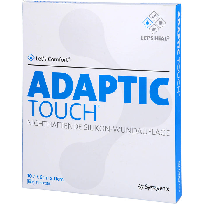 Adaptic Touch 7,6 x 11 cm nichthaftende Silikon-Wundauflage, 10 pcs. Wound gauze