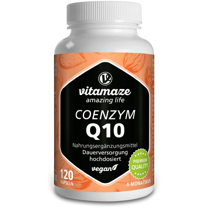 vitamaze Coenzym Q10 vegan Kapseln, 120 pc Capsules