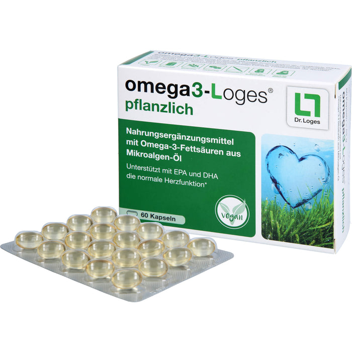 omega3-Loges pflanzlich Kapseln, 60 pcs. Capsules