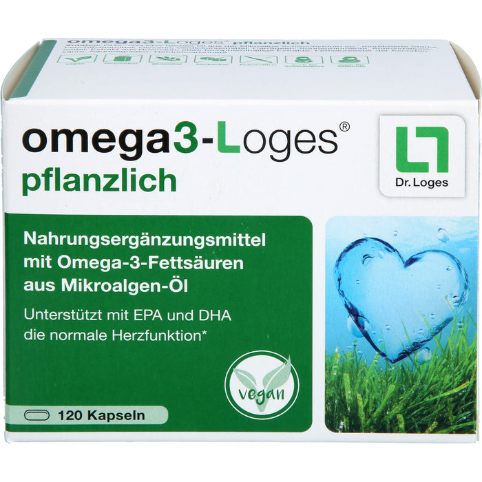 omega3-Loges pflanzlich Kapseln, 120 pc Capsules