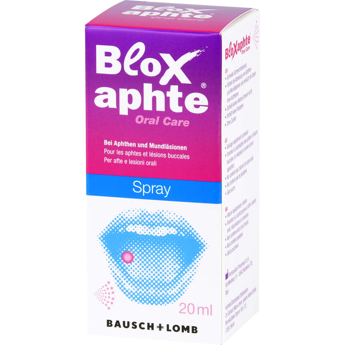 BloXaphte Spray bei Aphthen und Mundläsionen, 20 ml Lösung