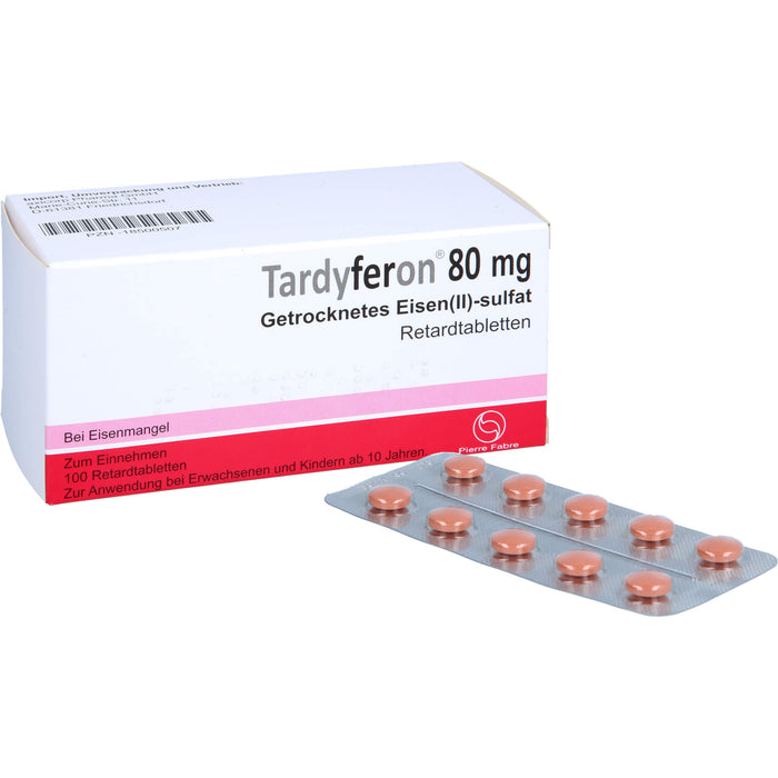 Tardyferon Depot-Eisen(II)-sulfat 80 mg axicorp Retardtabletten, 100 St RET