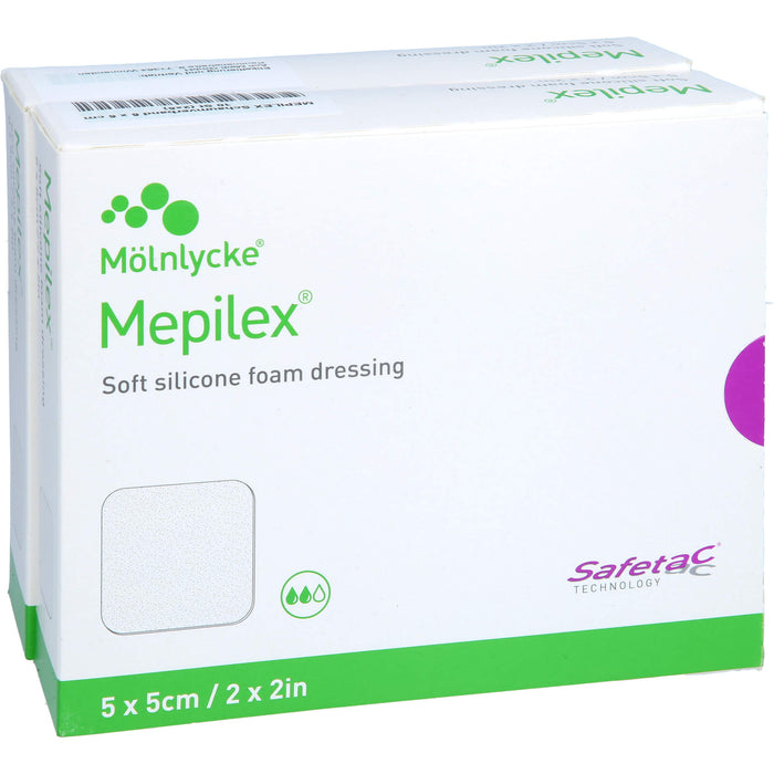 Mepilex 5x5 cm Schaumverband, 10 St VER