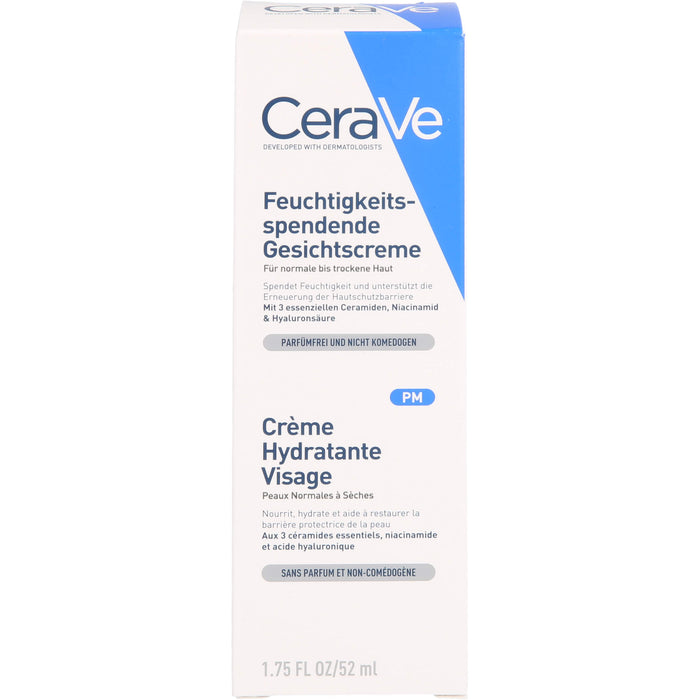 CeraVe feuchtigkeitsspendende Gesichtscreme, 52 ml Creme