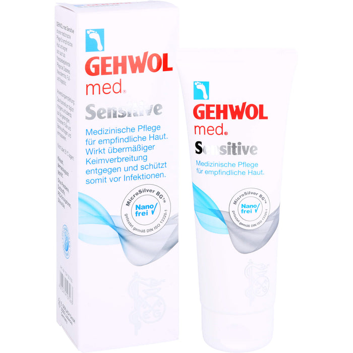 GEHWOL med Sensitive Pflege für empfindliche Haut, 125 ml Cream