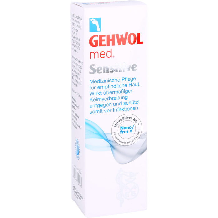 GEHWOL med Sensitive Pflege für empfindliche Haut, 125 ml Crème