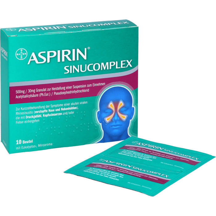 ASPIRIN Sinucomplex Granulat, 10 St. Beutel