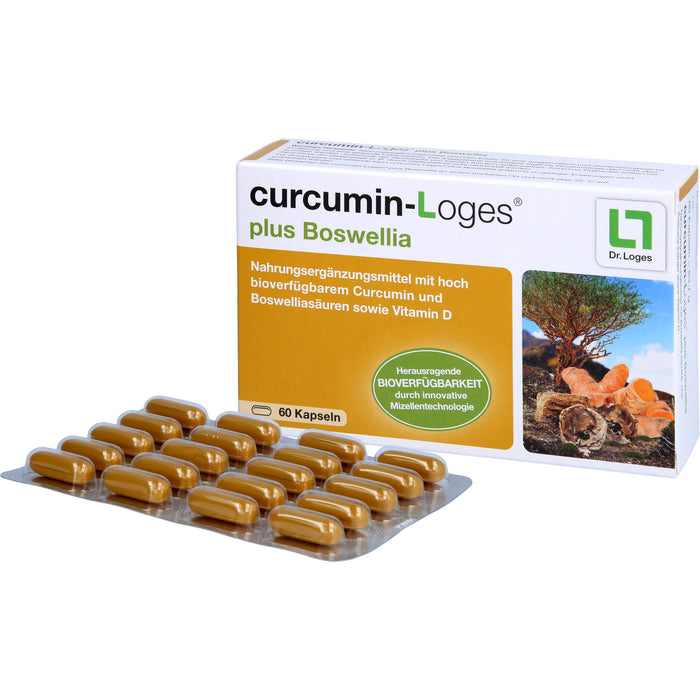 curcumin-Loges plus Boswellia Kapseln, 60 pc Capsules