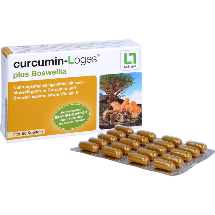 curcumin-Loges plus Boswellia Kapseln, 60 pc Capsules