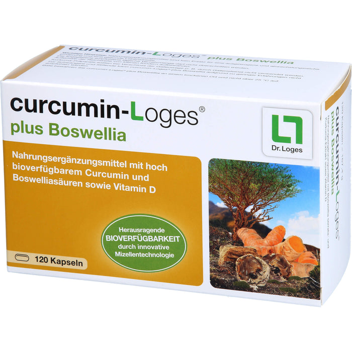 curcumin-Loges plus Boswellia Kapseln, 120 St. Kapseln