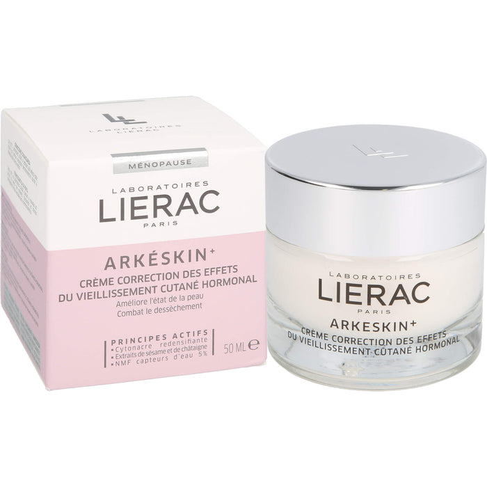 LIERAC Arkeskin Creme N + Lierac schwarze Kosmetiktasche gratis, 50 ml Creme