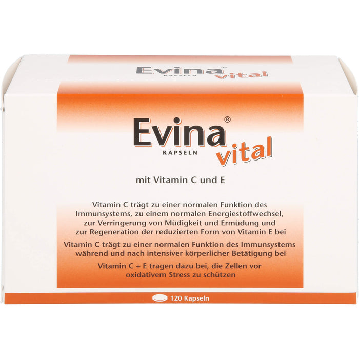 Evina vital Kapseln bei Vitamin C Mangelzuständen, 120 pcs. Capsules