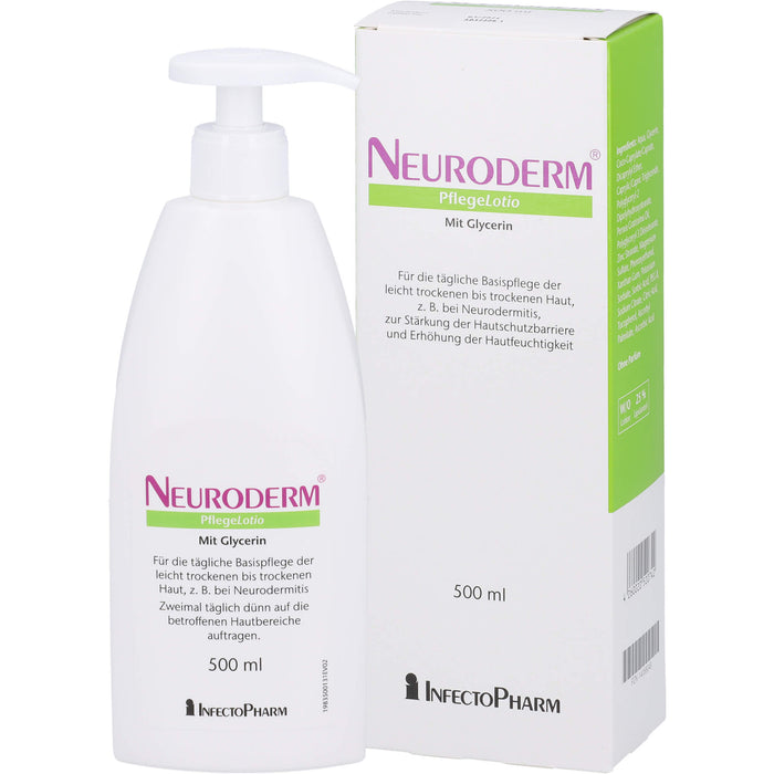 NEURODERM Pflegelotio bei leicht trockener Haut, 500 ml Lotion